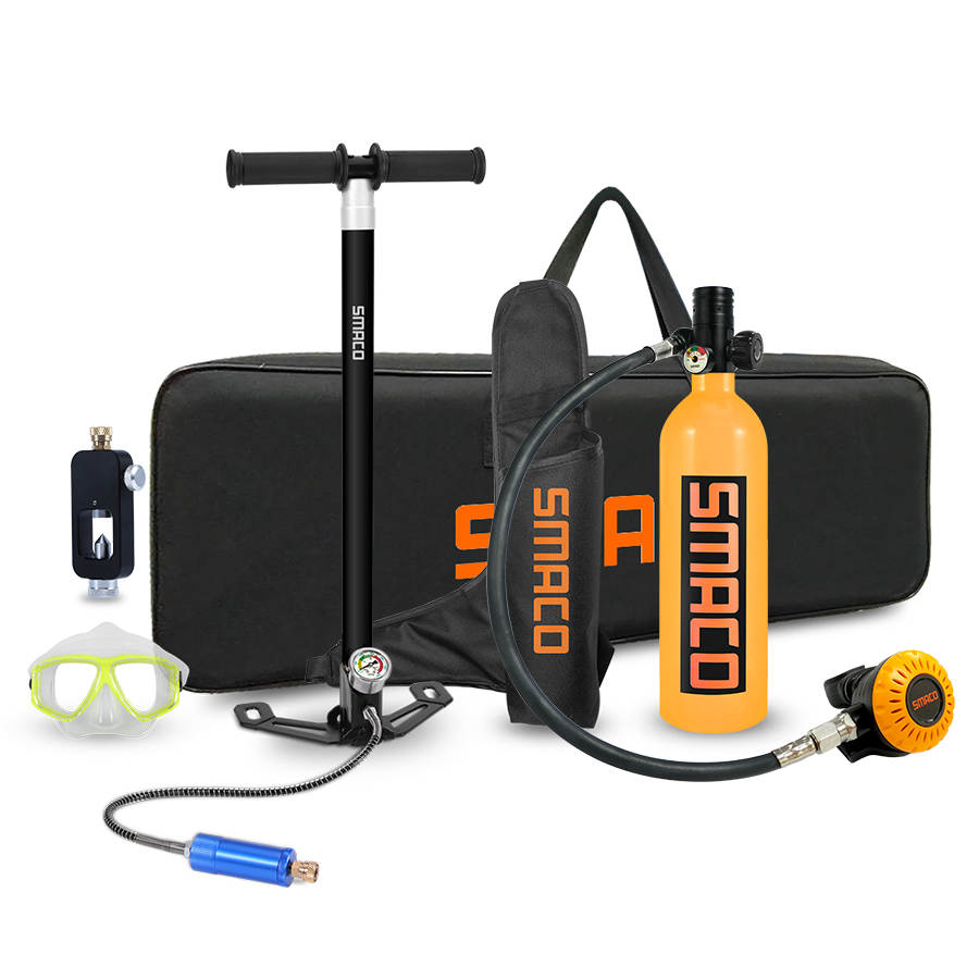 SMACO Diving Kit S400 Plus – Orange Tank